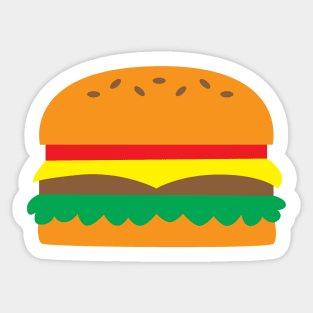 Hamburger Sticker